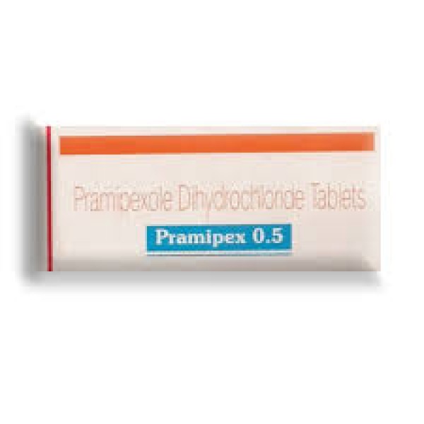 Box pack of Mirapex Generic 0.5 mg Pill - Pramipexole