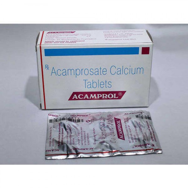 Box and a blister of Campral Generic 333 mg Pill - Acamprosate