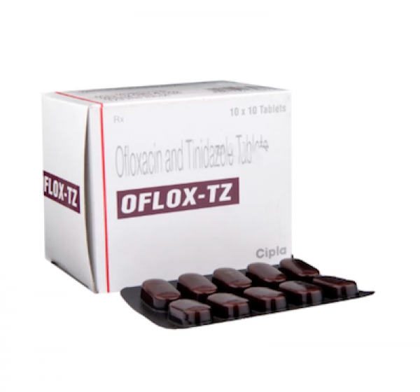 Ofloxacin 200mg + Tinidazole 600mg Generic Pill