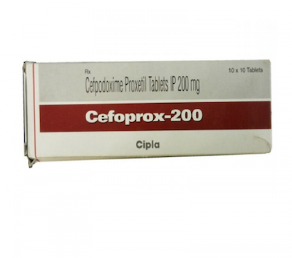 A box of Vantin Generic 200mg Pill - Cefpodoxime Proxetil 