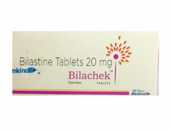 A box of Bilastine 20mg Tablet