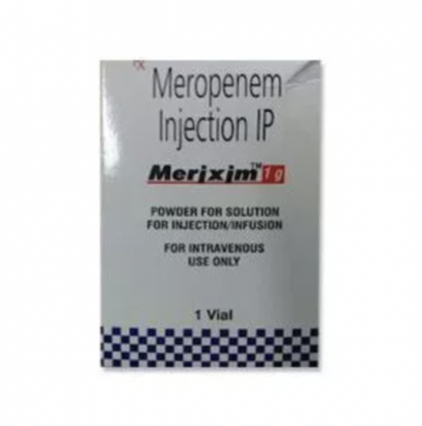 A box of Meropenem 1000mg / 20ml Vial