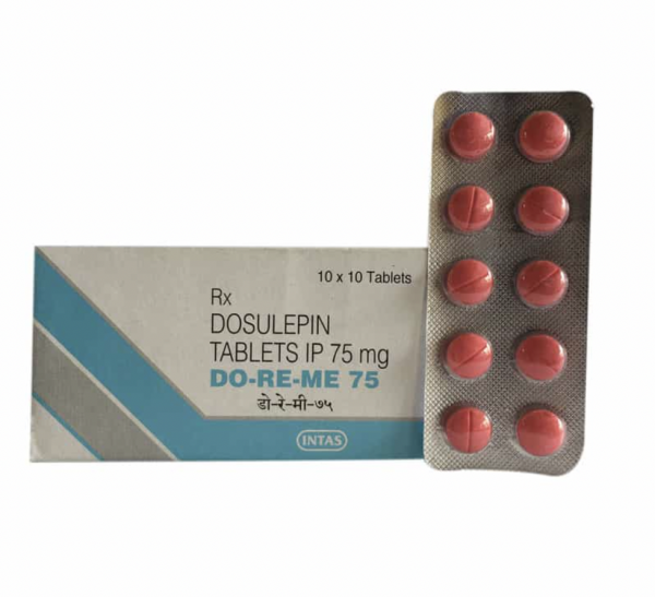 A box of Dosulepin 75mg Tablet