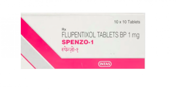 A box of Flupenthixol (1mg) Tablet