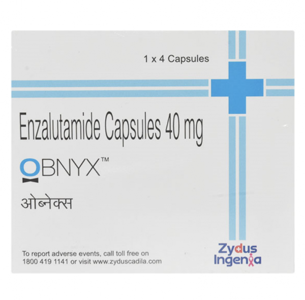 A box of Enzalutamide (40mg) Capsule