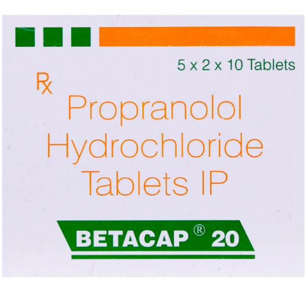 A box of Propranolol 20mg Pills