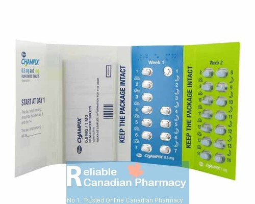 CHANTIX STARTER PACK, 0.5mg and 1 mg  Tablets (Branded Product) MARKETED INTERNATIONALLY as Champix,