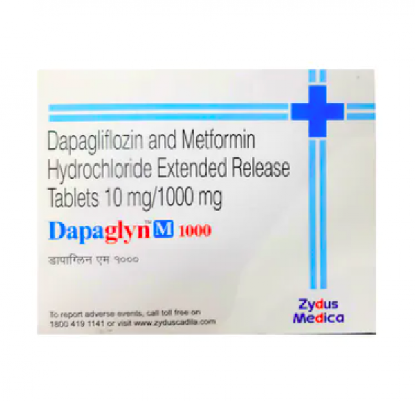 A box of Dapagliflozin (10mg) + Metformin (1000mg) Pill