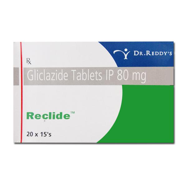 Box of generic Gliclazide 80mg Tablets