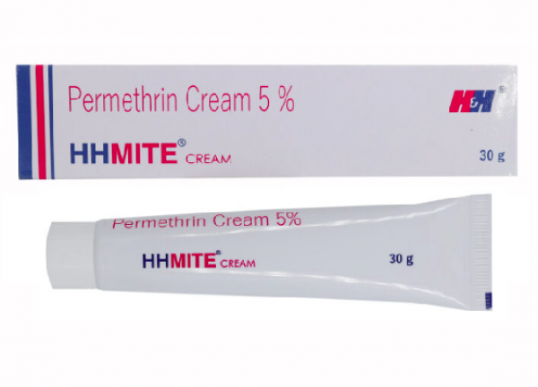 A box and a tube of Permethrin 5% Cream of 30gm