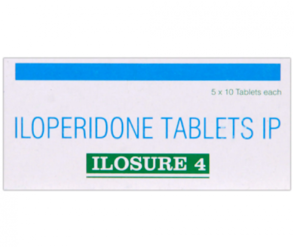 A box of Iloperidone 4mg Pills
