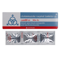 A Box and a strip of Clotrimazole (200mg) Tablet