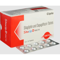 Dapagliflozin (10mg) + Sitagliptin (100mg) Generic Pill