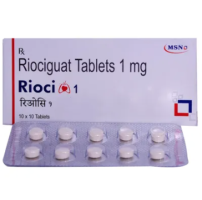 A pack and a strip of generic Adempas 1mg Pills