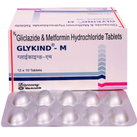 Gliclazide 80mg + Metformin 500mg Generic Pill
