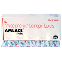Amlodipine 5mg + Lisinopril 5mg Generic Pill