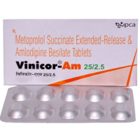 Amlodipine 2.5mg + Metoprolol Succinate 25mg Generic Pill