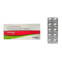 Aceclofenac 100mg + Thiocolchicoside 4mg Generic Pill