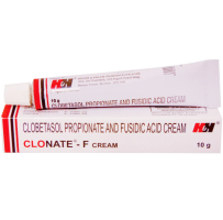 Clobetasol 0.05 Percent + Fusidic Acid 2 Percent Generic Cream (10gm Tube)