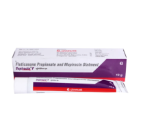 Fluticasone Propionate 0.005 Percent + Mupirocin 2 Percent Generic Ointment (10gm Tube)