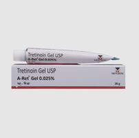 A pack and a tube of Generic Retin-A 0.025 Gel
