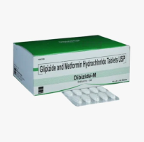 A box and a strip of Generic Metaglip Tabs