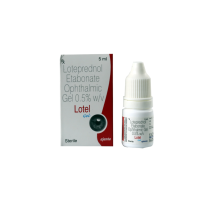 A box and a bottle of Lotemax 0.5% Generic Gel