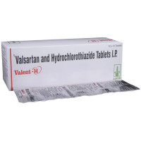 Box and blister strip of generic valsartan/hydrochlorothiazide 80/12.5mg tablets