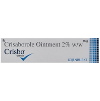 A pack and tube of Crisaborole (2% w/w) Generic Ointment