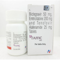 A box and a bottle of Generic Biktarvy Tablet