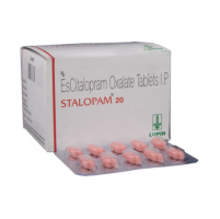Box and a blister of generic Lexapro 20mg Tablets - Escitalopram Oxalate