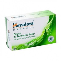 A bar of Neem & Turmeric Soap 125 gm Soap Himalaya