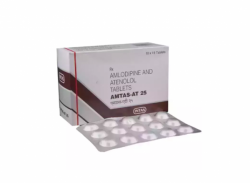 Amlodipine 5mg + Atenolol 25mg Pill
