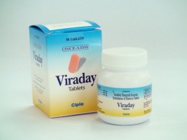 Box pack and a bottle of Emtricitabine (200mg) + Tenofovir (300mg) + Efavirenz (600mg) Tab Generic  Pill