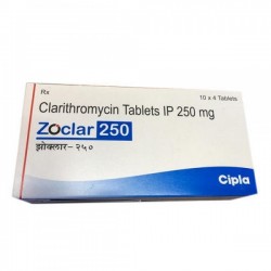 A box of Biaxin Generic 250mg Pill - Clarithromycin