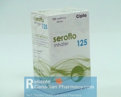 Box pack of generic Advair HFA Inhaler 115mcg/21mcg - Fluticasone Propionate / Salmeterol