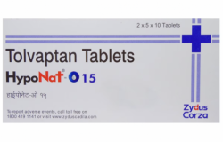 A box of Tolvaptan (15mg) Tablet