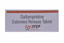 A box of Dalfampridine (10mg) Tablet