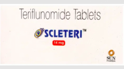 A box of Teriflunomide (14mg) Tablet