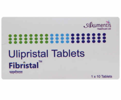 A box of Ulipristal Acetate (5mg) Tablet