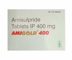 A box of Amisulpride (400mg) Tablets