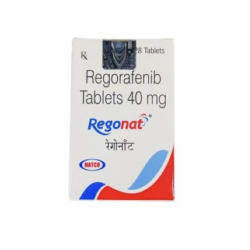 A box of Regorafenib (40mg) Tablet