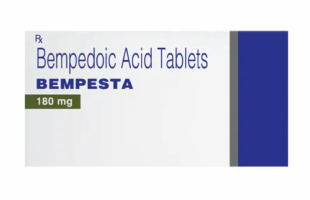 A box of Bempedoic Acid (180mg) Tablet
