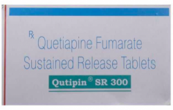 A box of Quetiapine 300mg Pill