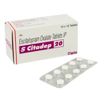 Box and a blister of generic Lexapro 20mg Tablets - Escitalopram Oxalate