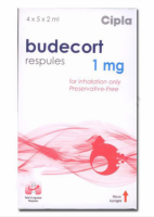 A box of Budesonide 1mg Respules
