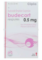 Box of Budesonide 0.5 mg inhalation