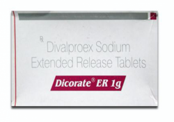 Box pack of Depakote ER Generic 1 g Pill - Divalproex