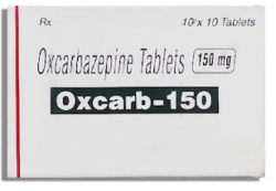 Box of Trileptal Generic 150 mg Pill - Oxcarbazepine