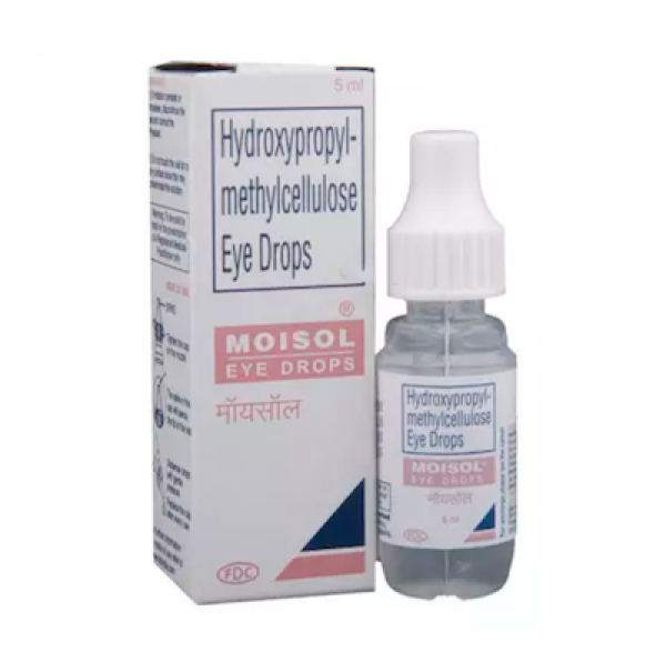 Box and bottle of generic Hydroxypropylmethylcellulose (0.7%) Eye Drop